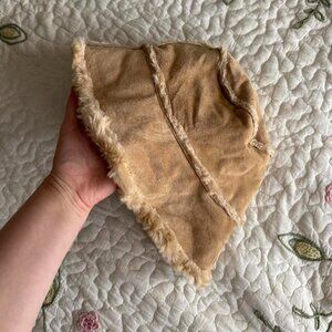 Women's Tan and Brown Hat